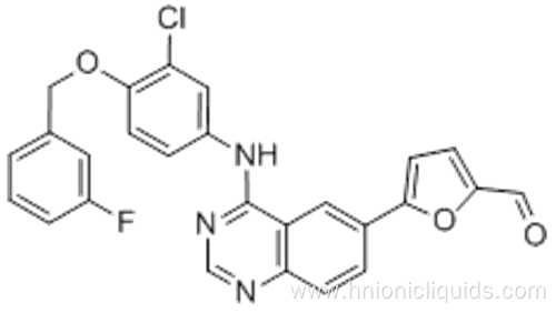 5-[4-((3-Chloro-4-((3-fluorobenzyl)oxy)phenyl)amino)quinazolin-6-yl]-2-furaldehyde CAS 231278-84-5