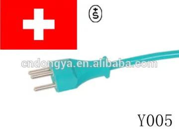 Switzerland 3 pin Plug with salt lamp power cord