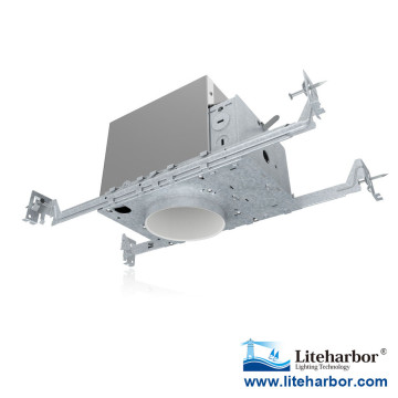 ETL listed 2 in-2 out or 4 in-4 out J-box Line Voltage 3.5 inch New Construction IC Airtight Housing