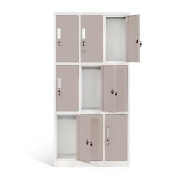 12" Standard Metal Lockers Two-tone Coloring