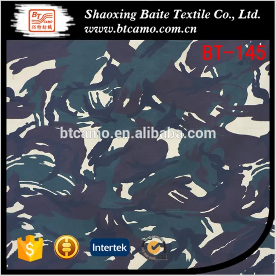Hot sale China supplier low price cotton miltary camouflage fabric BT-145