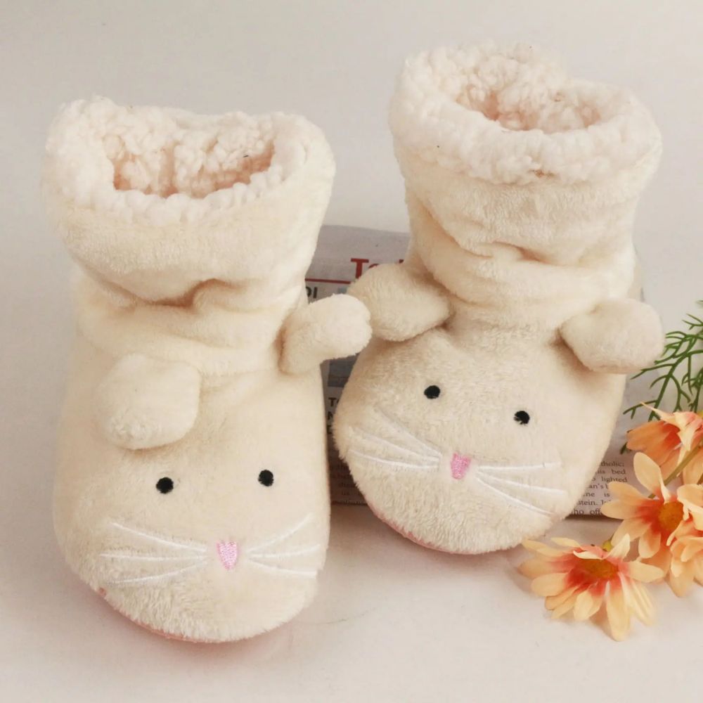 Emboridered Slipper Booties