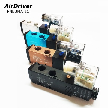 4V210-08 High-Quality Pneumatic Solenoid Valve with Coil Direction Control