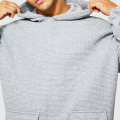 Sweat à capuche pour hommes gris Stripe Men