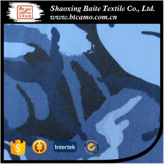 ocean police camouflage digital blue military navy blue twill army camouflage fabric