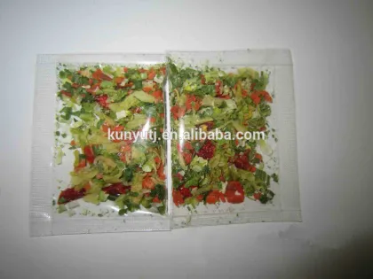 Dried vegetable sachet