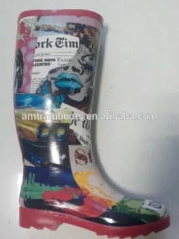 Fashion Rubber Rain Boots