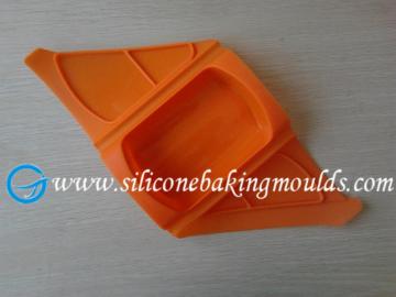 Heart resistant food safe silicone steamcase, collapsible silicone steamer, silicone microwave steamer,,silicone lunch box