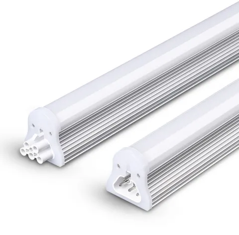 5 Pin Male-Female LED Tube Light - 3000K to 6000K, No Flicker, No Dark Shadows, 0-10V Dimming