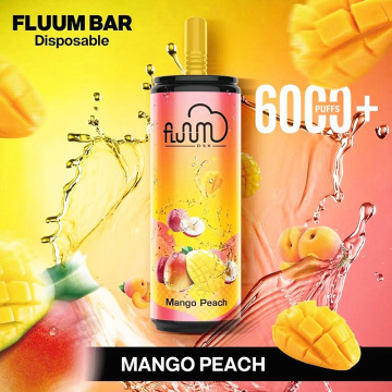 Fluum Bar 6000 퍼프 플러스 일회용 vape 장치