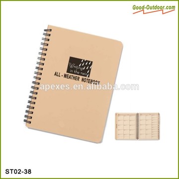 PP Cover Calendar Waterproof Notepad