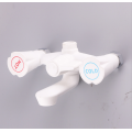 Plastic durable shower faucet hot and cold water mixer Taps for bathroom bathtub