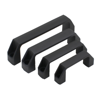 Mango de plástico aislamiento de nylon negro con forma cuadrada y distancia central de 90 mm