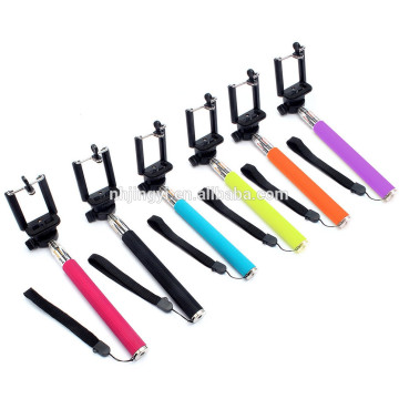 cell phone aluminum handheld flexible IOS android selfie stick