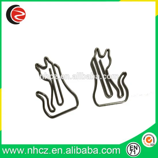 Back to School Cat Paper Clips