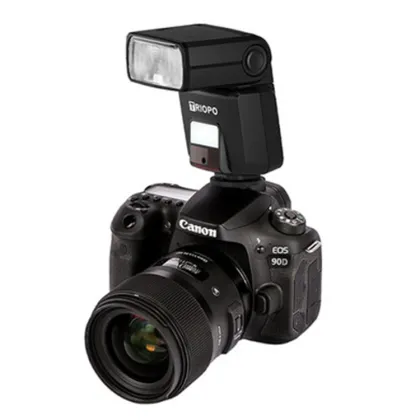 Triopo Flash Mini Speedlite for Canon EOS 80D, 5D Mark DSLR Cameras