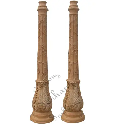 High quality garden decor sand/marble  stone column