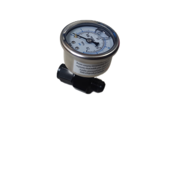 AN6-3-3B-30p Gasrohrschlauchrohr Union mit Manometer (0-30 psi / 0-0,2 MPa)