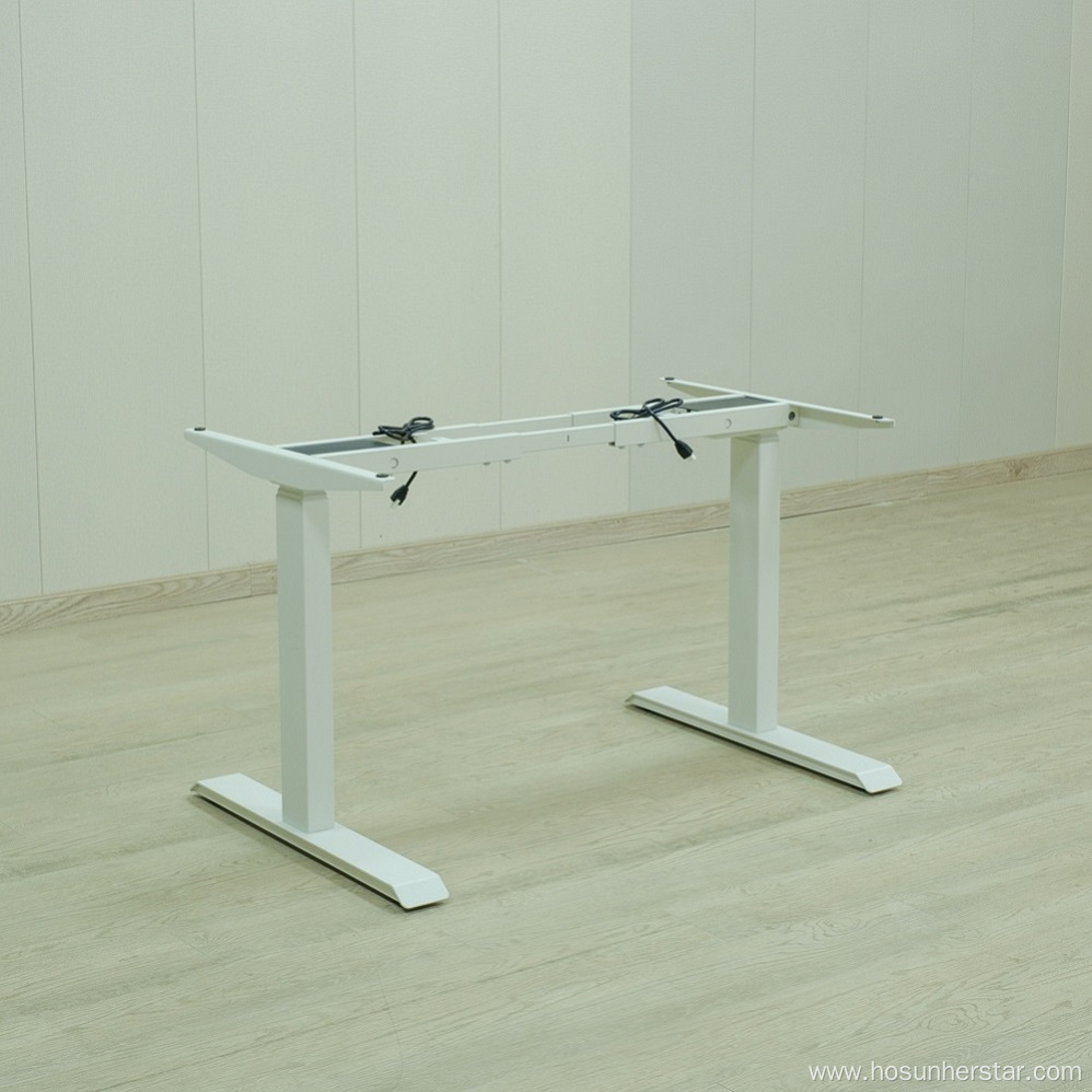 Double motor three desk stand