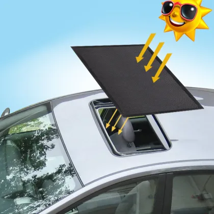 Magnetic Foldable Car Sunroof Shade for Parking