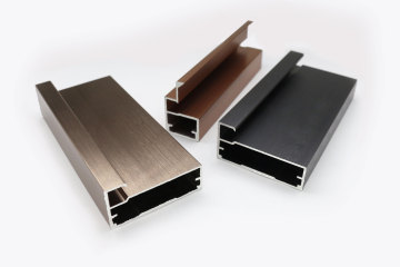45mm-wide ultra-narrow glass cabinet frame profiles