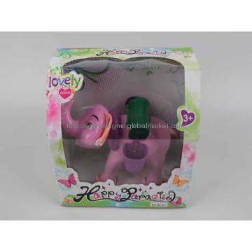 Plastic cartoon animal toy for kid