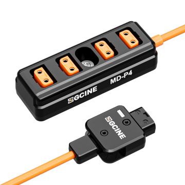 ZGCINE MD-P4 D-TAP a 4 D-TAP Cavo di adattatore splitter da un punto a punto-quattro: soluzione di distribuzione di potenza di alta qualità