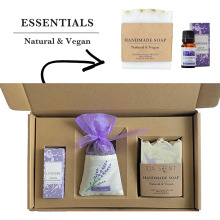 Private label Aroma Gift set Lavender essential oil aroma set with lavender pouch and lavender soap