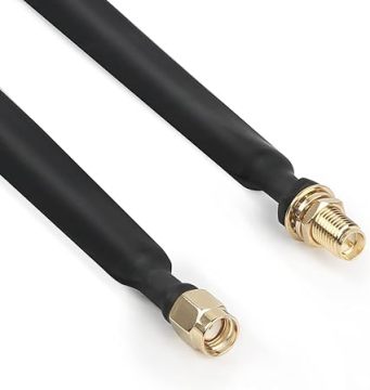 Lora Flat 1.13 Cavo RP-SMA RP-SMA maschio a RP-SMA Finestra femminile e alimentazione della porta attraverso l'estensione del cavo coassiale "Per un titolo del motore di ricerca, potrebbe essere più efficace per dare la priorità alle parole chiav