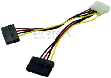 Dual Port Serial Ata Power Splitter Cable 