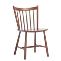 Silla de comedor de madera maciza con diseño curvado Windsor