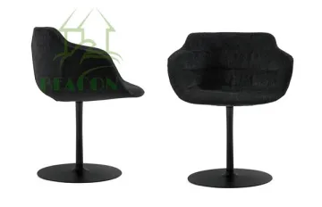 leisure fiberglass tulip armrest chair