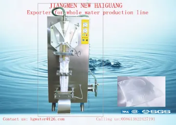 plastic bag water filling machine