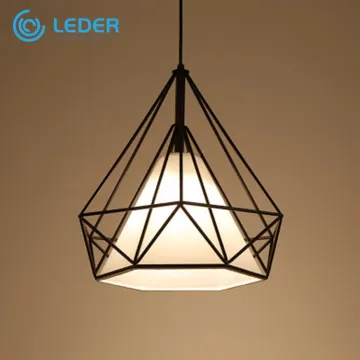 LEDER Clear Metal Pendulum Lamp