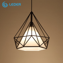 LEDER Clear Metal Pendulum Lamp