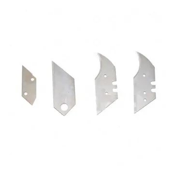Top Selling Custom 0.4mm 62-64HRC Ck75 Trapezoidal Knife Blade: High-Quality Cutting Tools