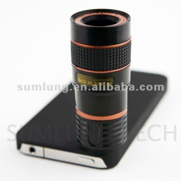 for iphone telescope Fashion 8X Zoom Lens Camera Telescope For iphone4 4S 4G with Holder