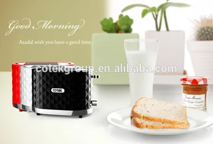 Small kitchen appliances of drip coffee maker and toaster