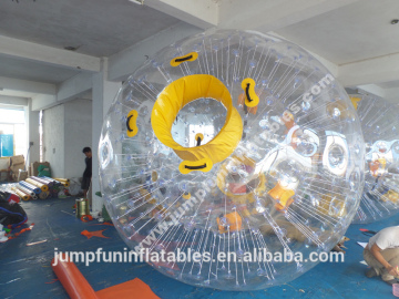 TPU/PVC 3meter Zorbing for sale,Inflatable roller ball for 2 persons Zorb human ball