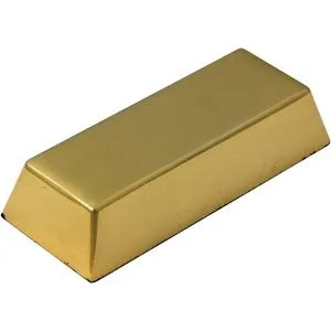 Promotional Logo Gold Bar Anti Stress Balls