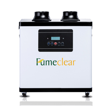 Beauty salon fume extractor for eyelash extension