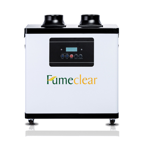 Beauty salon fume extractor for eyelash extension