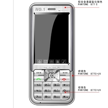 dual sim cards dual standby mobile phone(P2612)