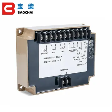 3062322 Generator Speed Stabilizer - Electric Governor for Diesel Engine Control