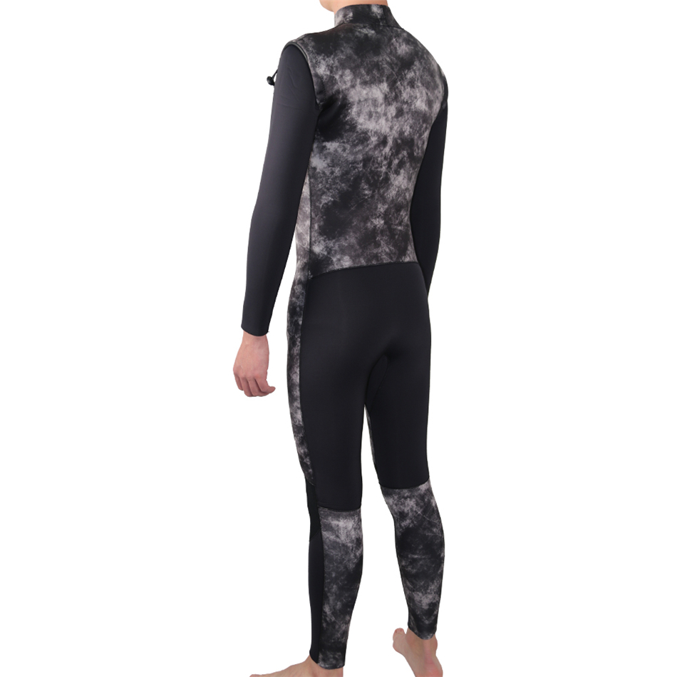 Seaskin 5/3mm Neoprene Zip Fullsuit Wetsuit Mens