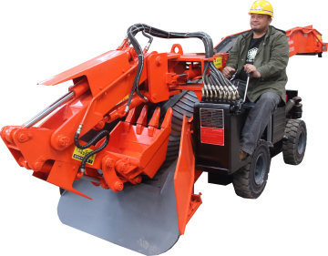 Coal rock mucking loader for mine