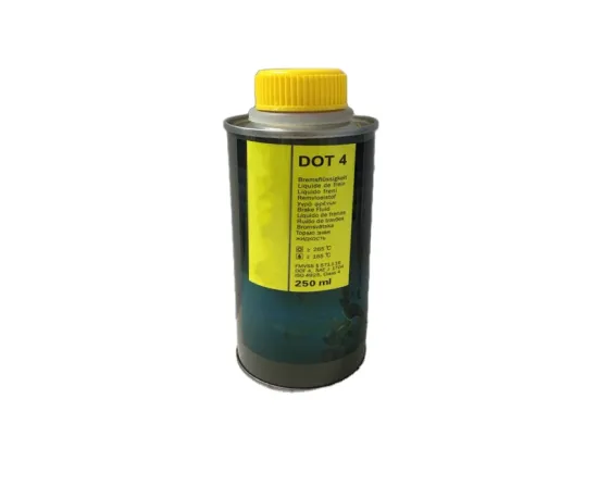 Hot Sales International Standard ODM/OEM Brake Oil Fluid DOT 3 DOT 4 - 250ML with MSDS