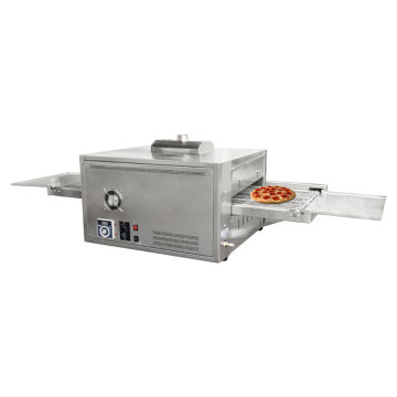Horno de pizza eléctrica/de gas con cinta transportadora para hacer pan comercial