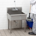 Single Bowl Compartment Basin With Drainboard