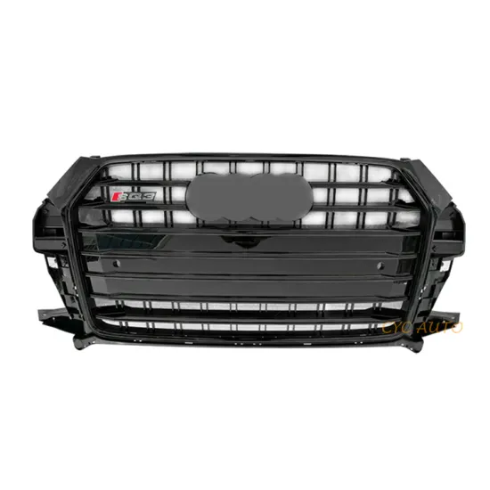Hot Sale Gloss Black ABS Front Bumper Grille for Audi Q3 8U/SQ3/S-Line 2016-2018